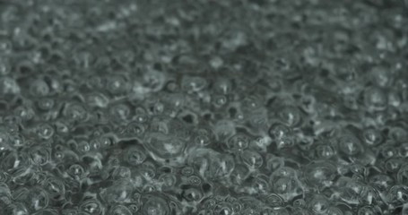 Water boiling,Close-up in pot of boiling water,Bubbles of boiling water