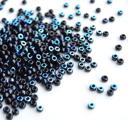 blue beads background