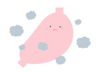 モヤモヤする胃　キャラクター