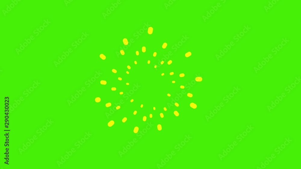 Poster circle pattern speed motion design with green background