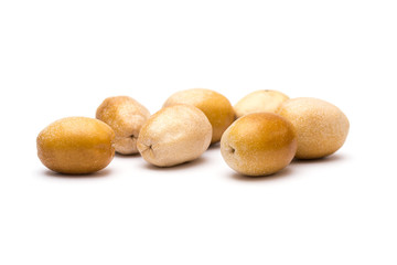 Elaeagnus angustifolia fruits on white background