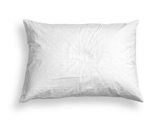 white pillow isolated