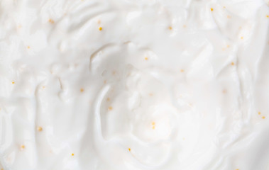 White texture of cream