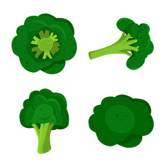 Vector design of eating and diet sign. Collection of eating and healthy vector icon for stock.