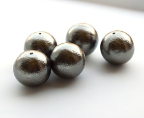 blueberries on white background