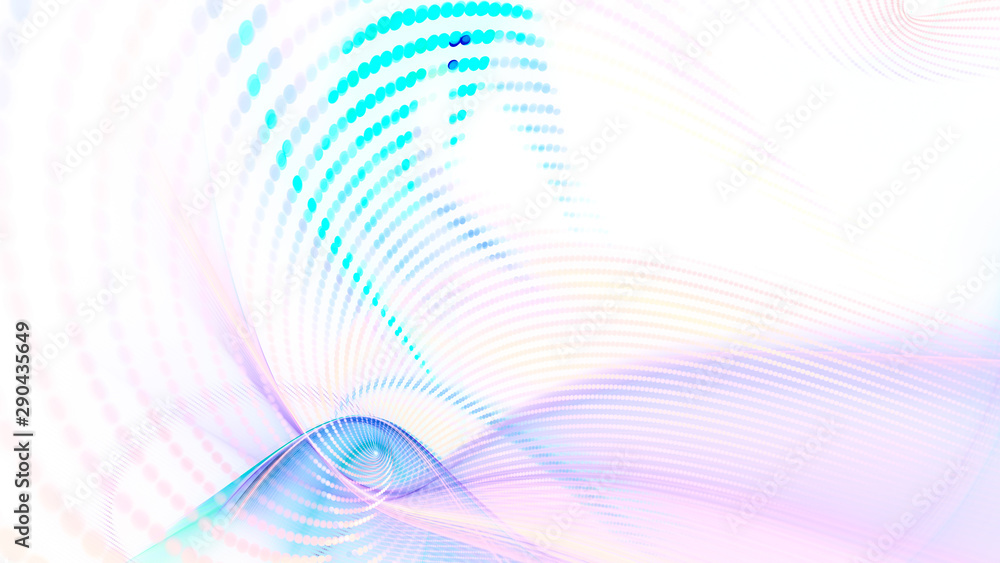 Poster abstract background element. fractal graphics series. composition of glowing lines and mosaic halfto