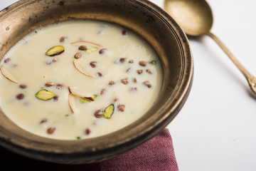 Basundi / Rabri or Rabdi - is a dessert made of condensed  milk and dry fruits 