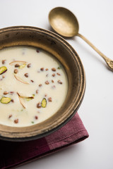 Basundi / Rabri or Rabdi - is a dessert made of condensed  milk and dry fruits 
