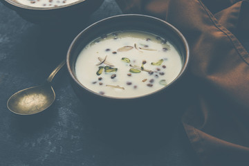 Basundi / Rabri or Rabdi - is a dessert made of condensed  milk and dry fruits 