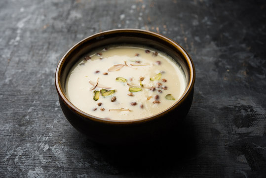 Basundi / Rabri or Rabdi - is a dessert made of condensed  milk and dry fruits 