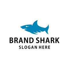 shark vector logo ilustrasi design