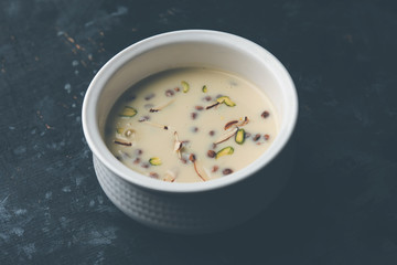 Basundi / Rabri or Rabdi - is a dessert made of condensed  milk and dry fruits 