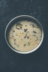 Basundi / Rabri or Rabdi - is a dessert made of condensed  milk and dry fruits 