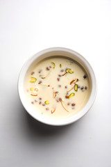 Basundi / Rabri or Rabdi - is a dessert made of condensed  milk and dry fruits 