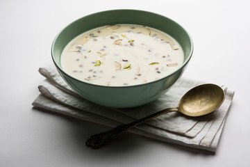 Basundi / Rabri or Rabdi - is a dessert made of condensed  milk and dry fruits 