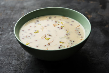 Basundi / Rabri or Rabdi - is a dessert made of condensed  milk and dry fruits 