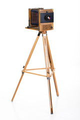 Old Wooden Photocamera