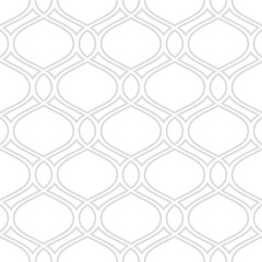 Seamless ornament. Modern background. Geometric modern pattern with light wavy lines