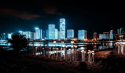 Fuzhou City, China, night view
