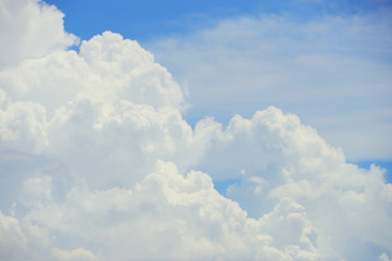 大空　夏の空　積乱雲　青空　雲