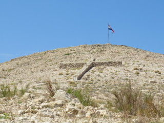 Stone Cross on a mountain