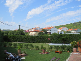 view of the village in Rab croatia