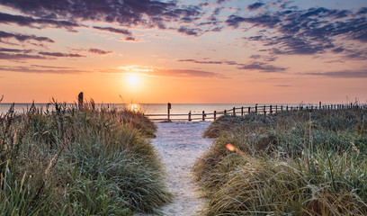 Obraz premium sonnenaufgang am meer