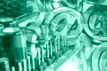 Electronic device and mail signs