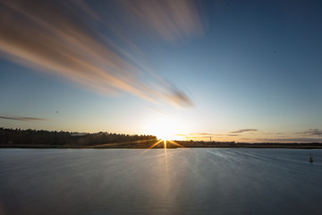 sonnenuntergang darß