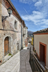 Fototapeta na wymiar A tourist trip to discover small mountain villages in Southern Italy