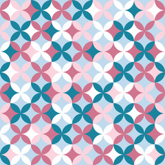 Colorful seamless geometric pattern background. Abstract design.