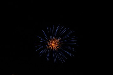 Fireworks in Shibetsu, Hokkaido, Japan