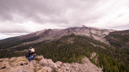 Mount Shasta sacred panther meadow landscape, California, Usa