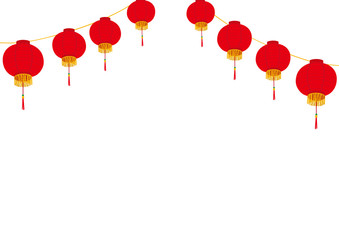 中国　提灯イラスト © perori