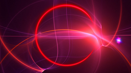 3D rendering multicolored abstract fractal