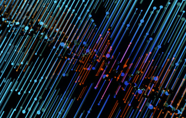 Fototapeta premium Future Data Technology, Network Information Transmission and Storage, Big Data Technology