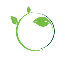 green leaf ecology nature element vector