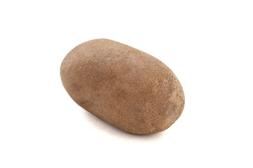 Fototapeta na wymiar Russet potato isolated on white background