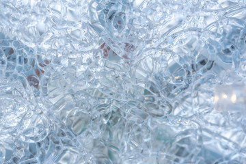 Cold winter patterns. Clear abstract ice background. 