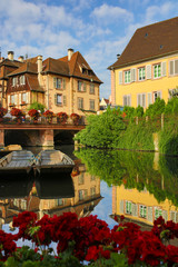 the city of Colmar in Alsace France