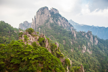 Huangshan mountain, Sunrise, Anhui, China