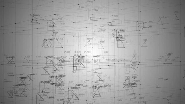 Architecture house Blueprint design - 3d Animation of House Building
