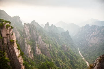 Photo sur Plexiglas Monts Huang Huangshan mountain, Sunrise, Anhui, China