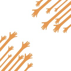 Obraz premium Hands up