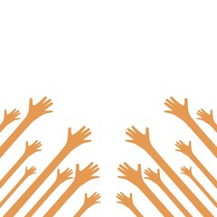 Fototapeta premium Hands up