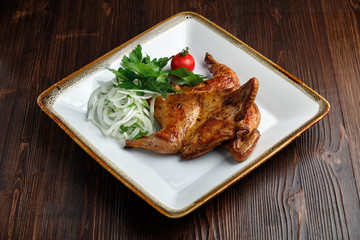 Grilled chicken . restaurant menu