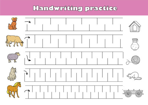 Handwriting Practice Paper K-2: The Little Dargon Kindergarten writing –  planet!oh