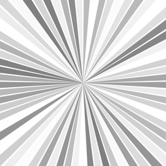 Obraz premium Grey abstract hypnotic exlosive concept background - vector ray burst graphic design
