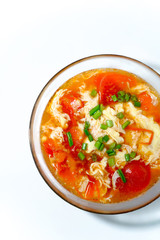 tomato and egg soup, tomato egg soup, Chinese cuisine