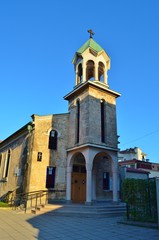 Fototapeta na wymiar Armenian Apostolic Church in Burgas in Bulgaria